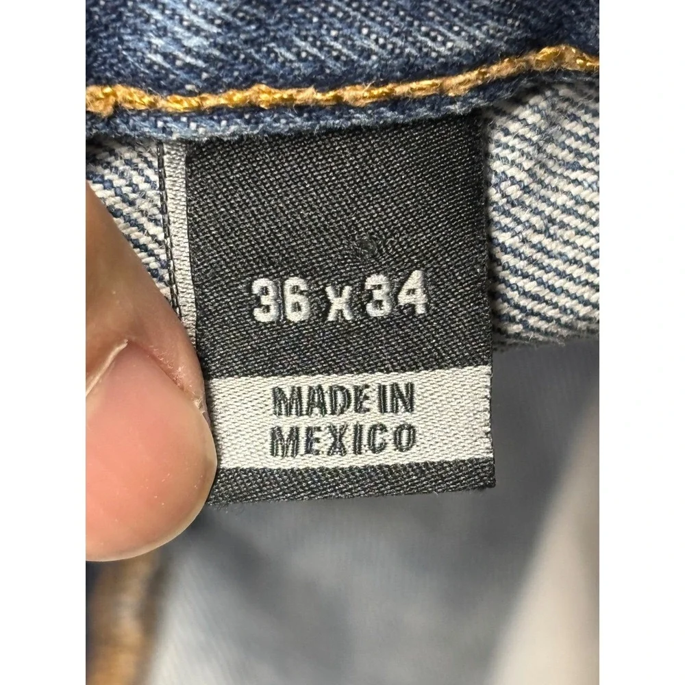 Carhartt 103889 Denim Five Pocket Relaxed Fit RUGGED FLEX Jeans 36‎ x 32